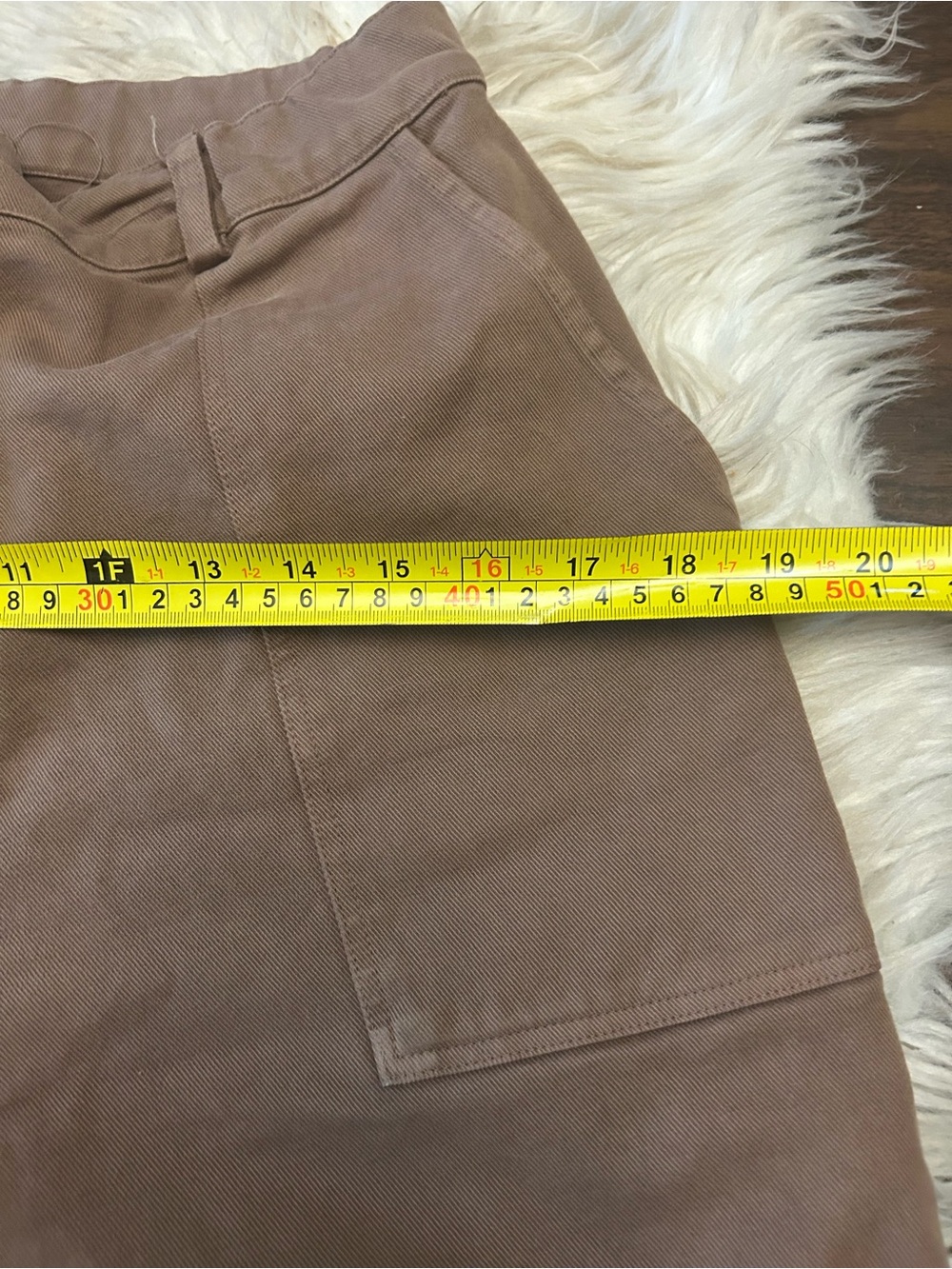 FIRST RITE High-Rise Wide-Leg Cropped Pants In Cocoa - Picture 16 of 16